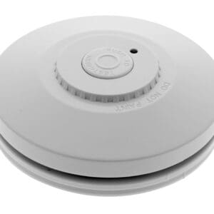 Red Smoke Alarms 10 Year Lithium Battery RF Wireless Interconnected Photoelectric Smoke Alarm