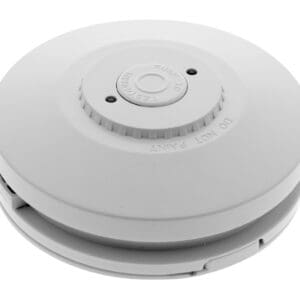Red Smoke Alarm 240 volt Hardwired Smoke alarm with a rechargeable lithium battery backup.