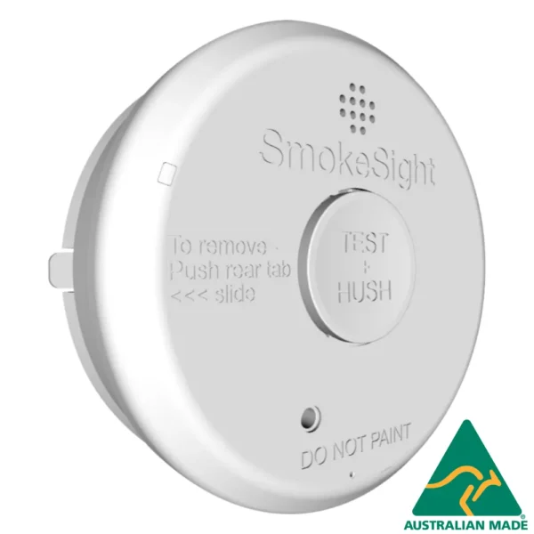 Wired Smoke Alarm, Photoelectric, Interconnected, Mains Power SKU: SS10MANN