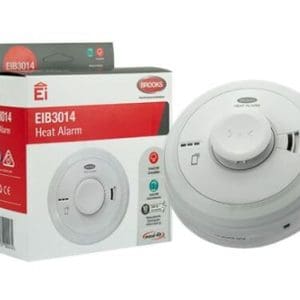 Brooks EIB3014 230V Heat Alarm with 10-Year Lithium Backup