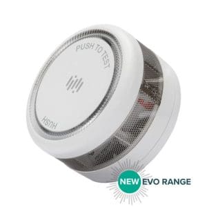Emerald EVO10RFM Compact Wireless 10-Year Battery Smoke Alarm